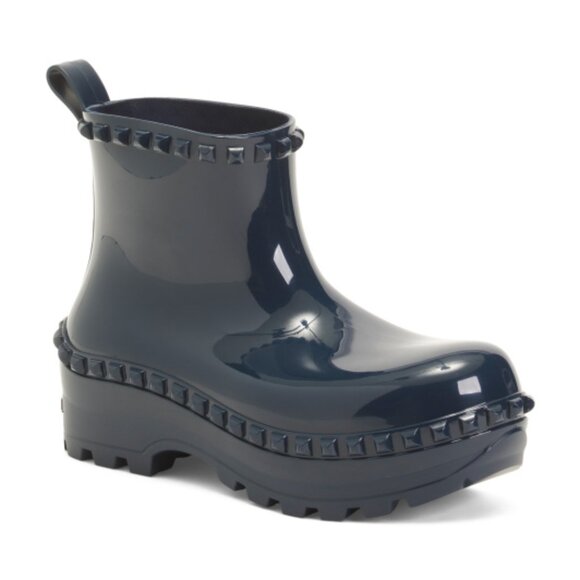 NEW CARMEN SOL Made In Italy Graziano Jelly Studded Boots FOR women 1125 10m5 - Picture 2 of 4